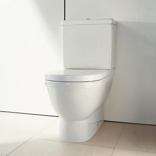 Duravit Starck 3 BTW Close Coupled Toilet + Seat - Image 4