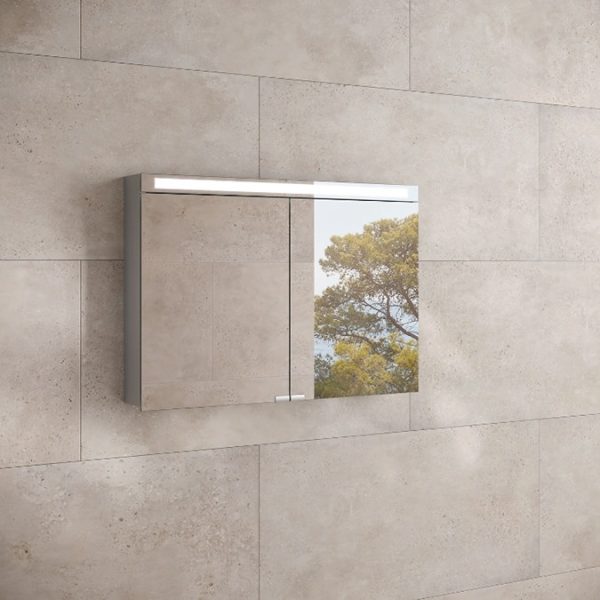 Keuco Royal Eone 1000mm LED Illuminated Double Mirror Cabinet - Image 2
