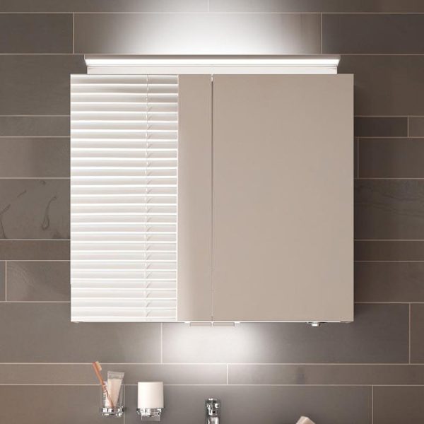 Keuco Royal L1 800mm 2 Door LED Mirror Cabinet - Image 2