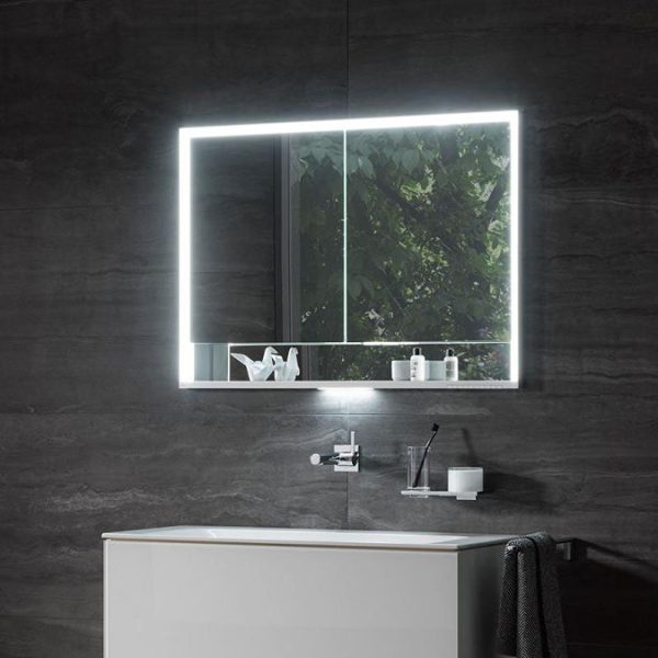 Keuco Royal Lumos 1000mm Semi Recessed LED Illuminated Mirror Cabinet - Image 7