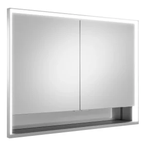 Keuco Royal Lumos 1000mm Semi Recessed LED Illuminated Mirror Cabinet