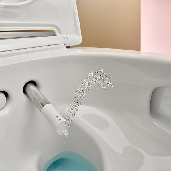 Geberit AquaClean Gloss Chrome Mera Comfort Rimless Wall Hung Shower WC - Image 9