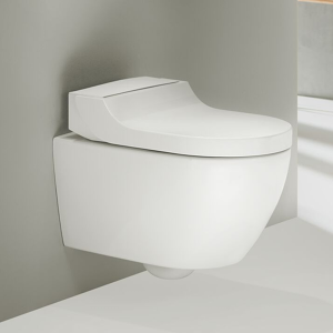 Geberit AquaClean Alpine White Tuma Rimless Wall Hung Shower WC