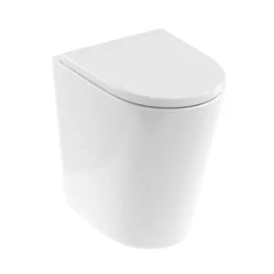 Britton Bathrooms Sphere Tall Rimless Back To Wall Pan + Soft Close Seat
