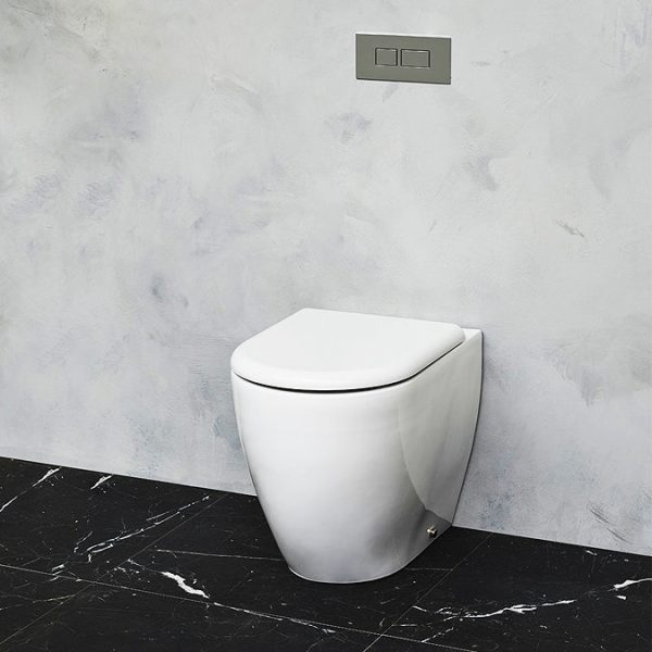 Britton Milan Rimless Back To Wall Pan + Soft Close Seat - Image 2
