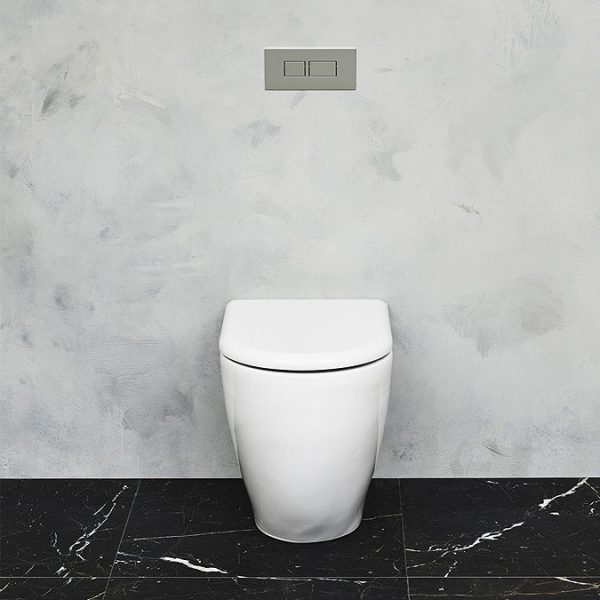 Britton Milan Rimless Back To Wall Pan + Soft Close Seat - Image 5