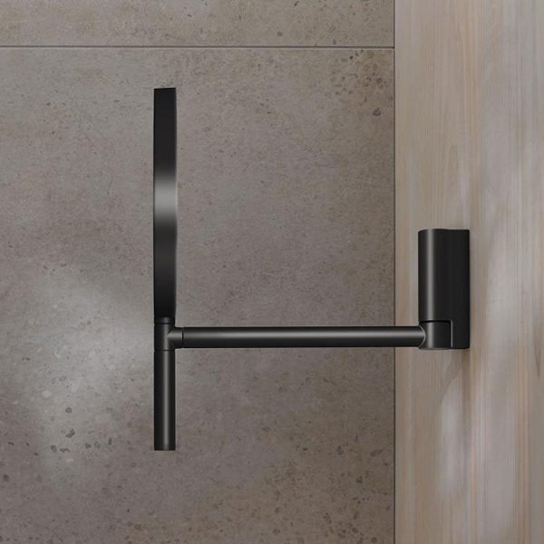 Keuco Plan Wall Mounted Cosmetic Mirror   Black - Image 4