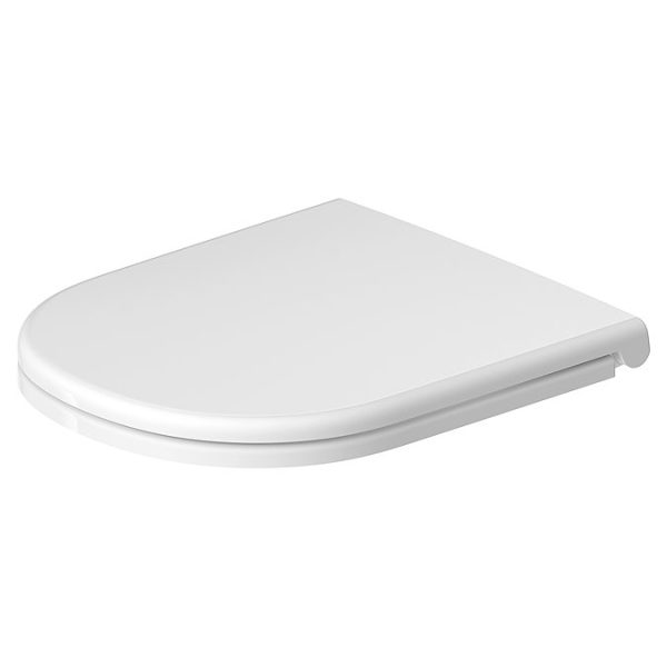 Duravit D Code Rimless Back to Wall Toilet with Soft Close Seat - Image 5