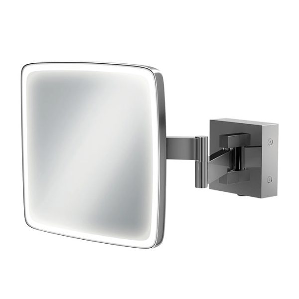 HIB Eclipse Square LED Magnifying Mirror - Image 2