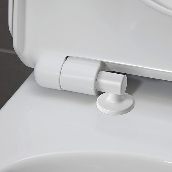 Duravit No.1 570mm Rimless Back to Wall Toilet Pan + Seat - Image 5
