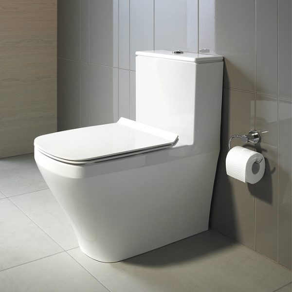 Duravit DuraStyle HygieneGlaze Short Projection Close Coupled Toilet + Seat - Image 3