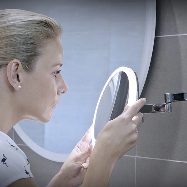 HIB Cirque LED Illuminated Magnifying Mirror - Image 2
