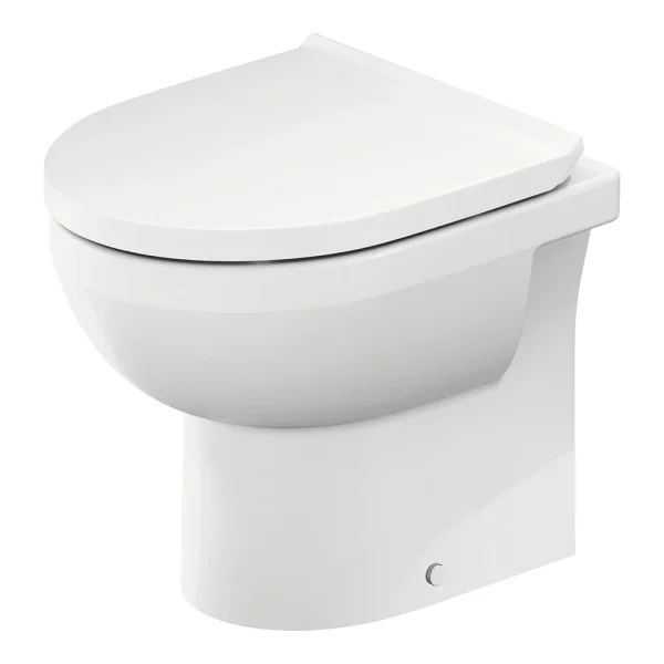 Duravit No.1 480mm Rimless Back to Wall Toilet Pan + Seat
