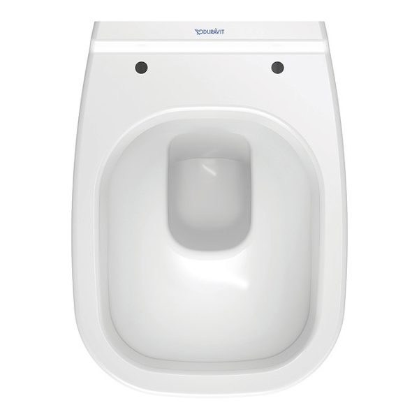 Duravit D Code Compact Wall Hung Toilet + Seat - Image 3