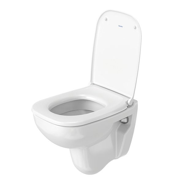 Duravit D Code Compact Wall Hung Toilet + Seat - Image 4
