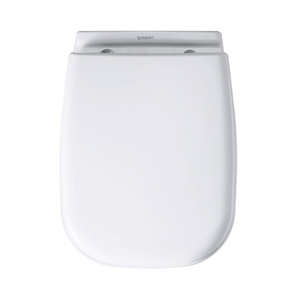 Duravit D Code Compact HygieneGlaze Wall Hung Toilet + Seat - Image 5