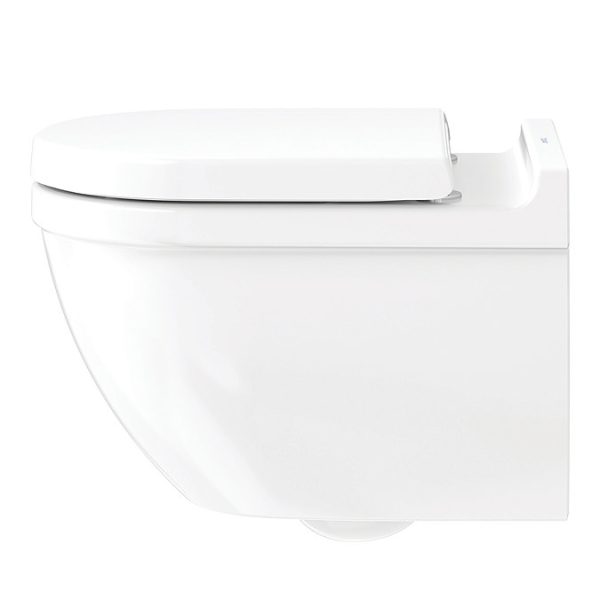 Duravit Starck 3 Rimless Durafix Wall Hung Toilet + Seat - Image 7