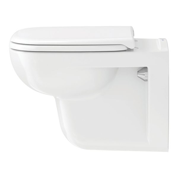 Duravit D Code Wall Hung Toilet + Seat - Image 5