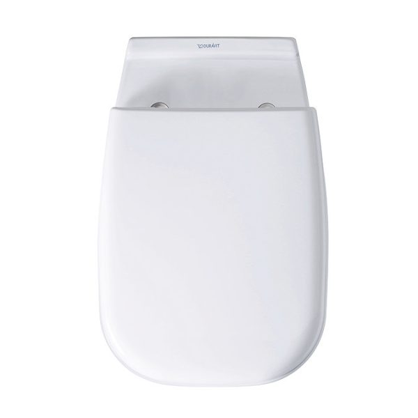 Duravit D Code HygieneGlaze Wall Hung Toilet + Seat - Image 5