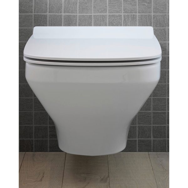 Duravit DuraStyle Compact 480mm Wall Hung Toilet + Seat - Image 7
