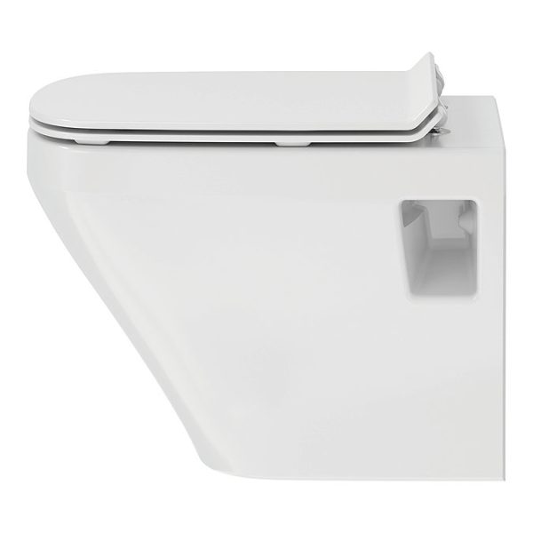 Duravit DuraStyle Rimless Compact 480mm Wall Hung Toilet + Seat - Image 7