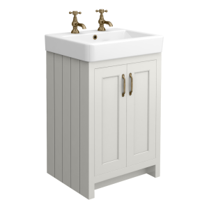 Chatsworth Traditional Grey Vanity (560mm Wide   2 Tap Hole)