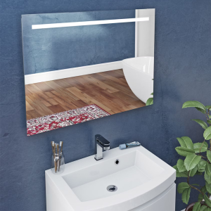 Mode Rossi Under Lit LED Illuminated Mirror 600 x 800mm with Demister