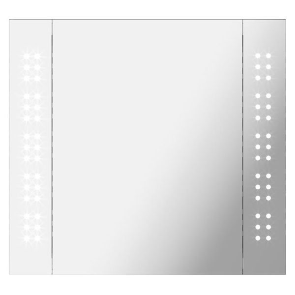 Mode Fuller LED Mirror Cabinet 600 x 650mm with Demister & Charging Socket - Image 2