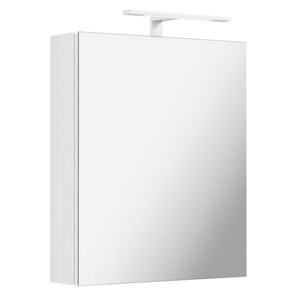 Mode Hale Over & Under Lit LED Mirror Cabinet 600 x 500mm with Demister & Charging Socket - Image 3