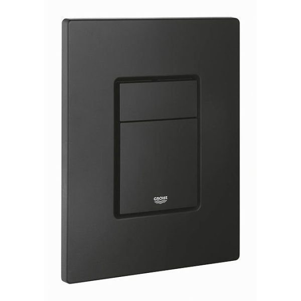 Grohe Solido Even Black Flush Plate / Euro Rimless Ceramic Complete WC Pack - Image 5