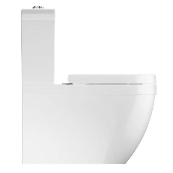 Grohe Euro Rimless Close Coupled Toilet with Soft Close Seat (Bottom Inlet) - Image 7