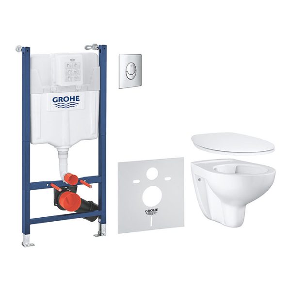 Grohe Solido Bau Ceramic Rimless 5 in 1 Pack - Image 5