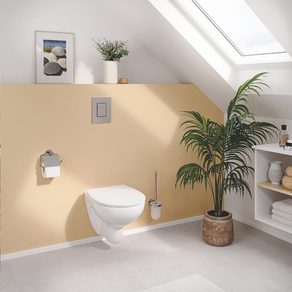 Grohe Bau Rimless Wall Hung Toilet with Slim Soft Close Seat - Image 3