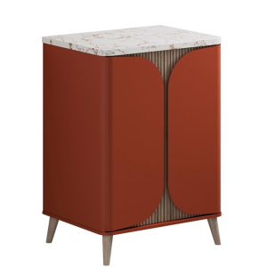 Crosswater Tambour Soft Clay 600mm Floor Standing Vanity Unit with Worktop