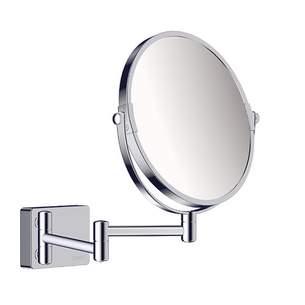 hansgrohe AddStoris Chrome Shaving Mirror with 3x Magnification - Image 3