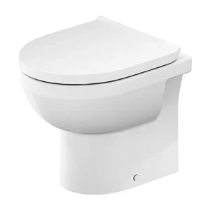 Duravit No.1 Rimless Back to Wall Toilet Pan + Soft Close Seat