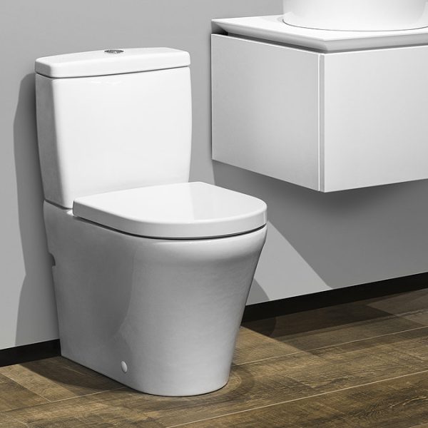Villeroy and Boch O.novo Combi Pack BTW Close Coupled Toilet + Soft Close Seat - Image 2