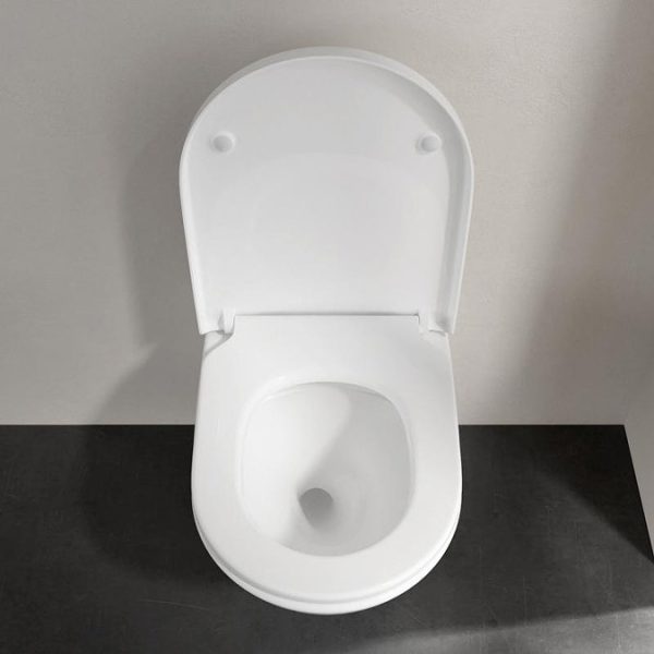Villeroy and Boch Subway 3.0 TwistFlush Wall Hung Toilet + Soft Close Seat - Image 5
