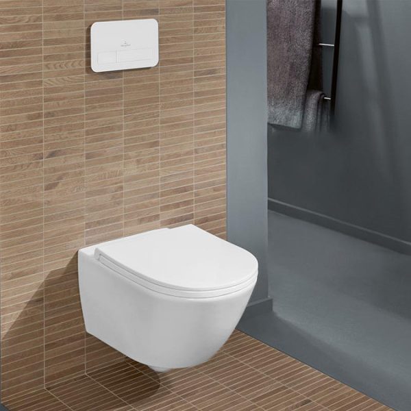 Villeroy and Boch Universo TwistFlush Wall Hung Toilet Combi Pack - Image 2