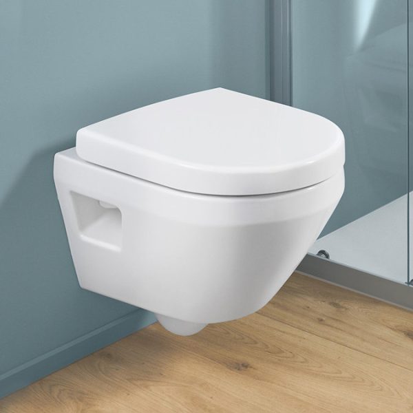 Villeroy & Boch Architectura Compact Wall Mounted Rimless Toilet with TwistFlush - Image 3