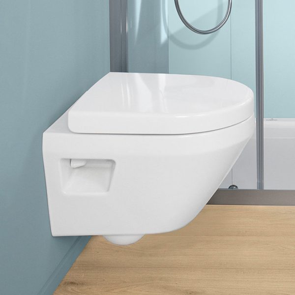 Villeroy & Boch Architectura Compact Wall Mounted Rimless Toilet with TwistFlush - Image 4