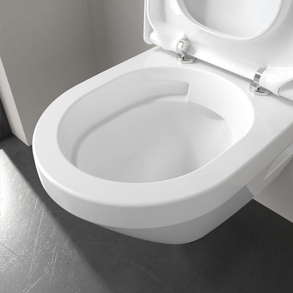 Villeroy & Boch Architectura Compact Wall Mounted Rimless Toilet with TwistFlush - Image 5