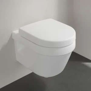 Villeroy and Boch Architectura DirectFlush Rimless Wall Hung Toilet + Soft Close Seat