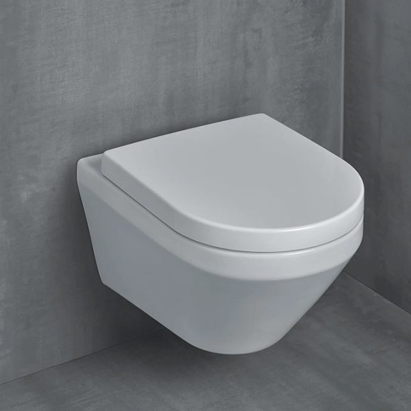 Villeroy & Boch Architectura Wall Mounted Rimless Toilet with TwistFlush + Soft Close Seat Combi Pack - Image 3