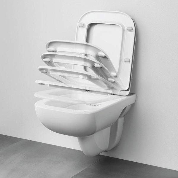 Grohe Start Edge Wall Hung Toilet + Soft Close Seat   39815000 - Image 4