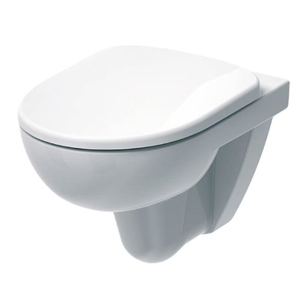 Geberit Selnova Rimless Wall Hung WC Pack, with Soft Close Quick Release Seat - Image 2