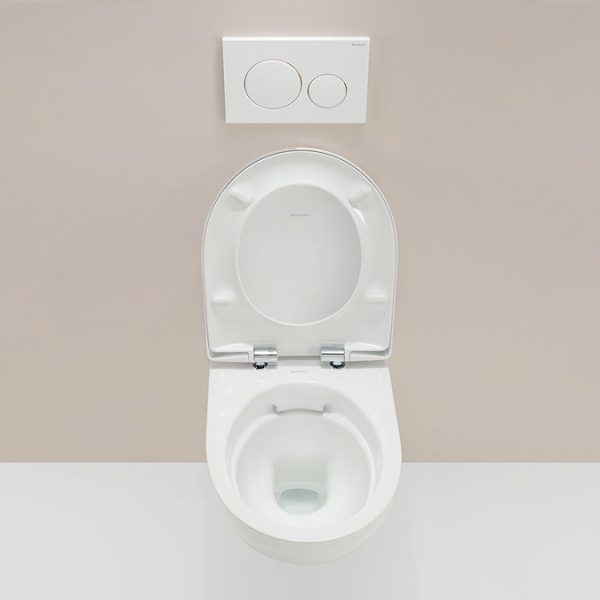 Geberit Selnova Rimless Wall Hung WC Pack, with Soft Close Quick Release Seat - Image 4