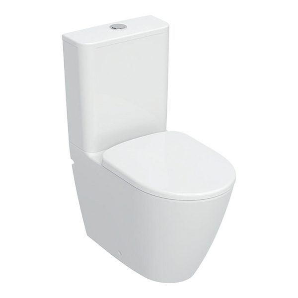Geberit Smyle 3 in 1 Rimless CC Toilet Pack with Pan, Cistern & Soft Close Seat - Image 3