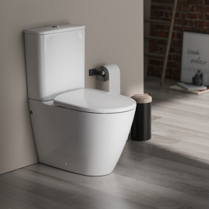 Geberit Smyle 3 in 1 Rimless CC Toilet Pack with Pan, Cistern & Soft Close Seat