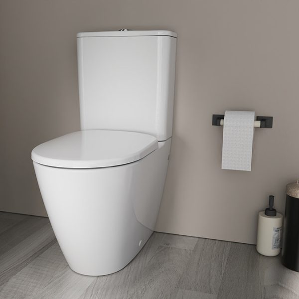 Geberit Smyle 3 in 1 Rimless CC Toilet Pack with Pan, Cistern & Soft Close Seat - Image 5